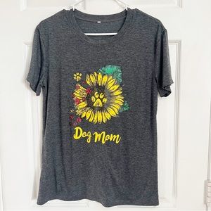 Boutique | Sunflower Dog Mom Tee Shirt